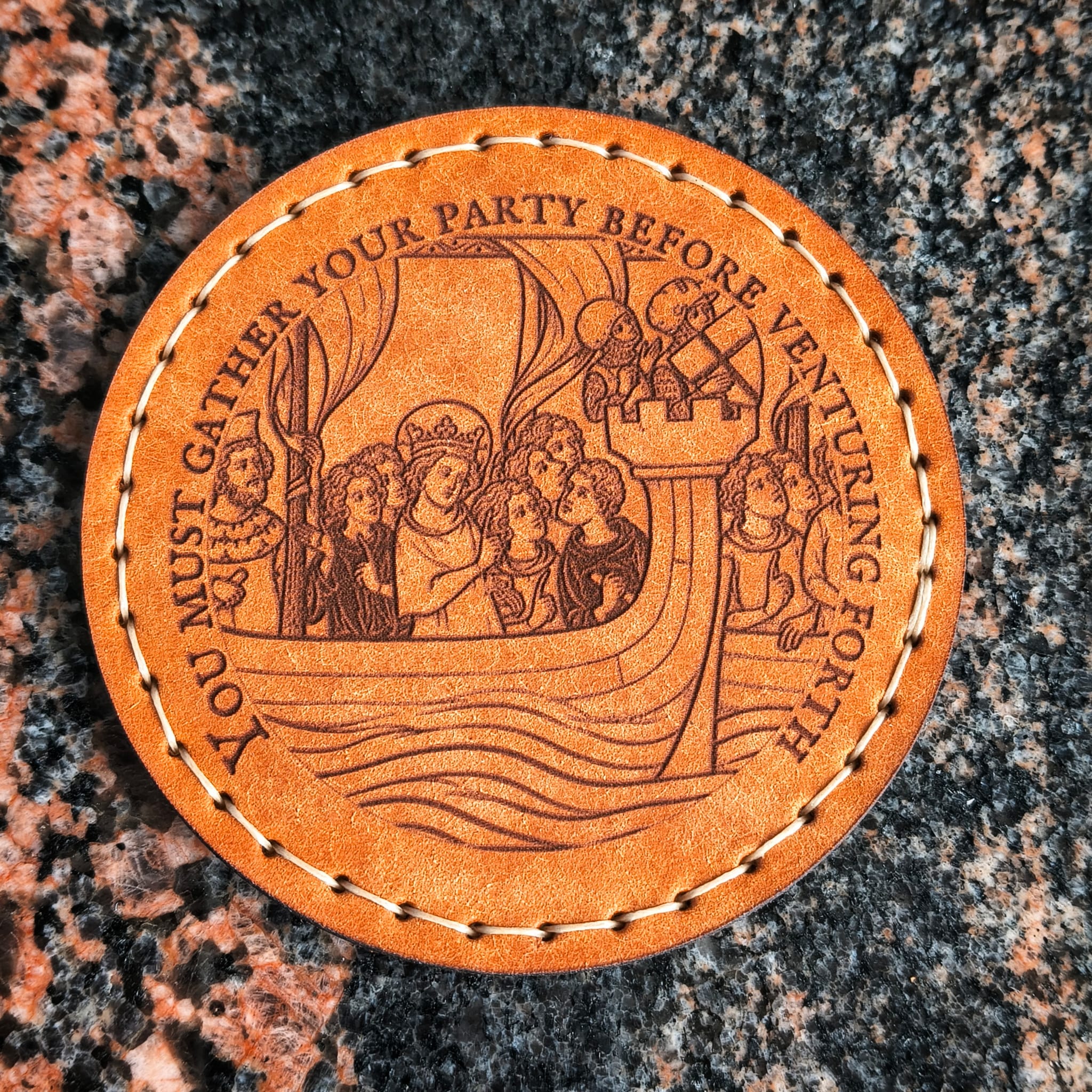 Medieval Leather Patch