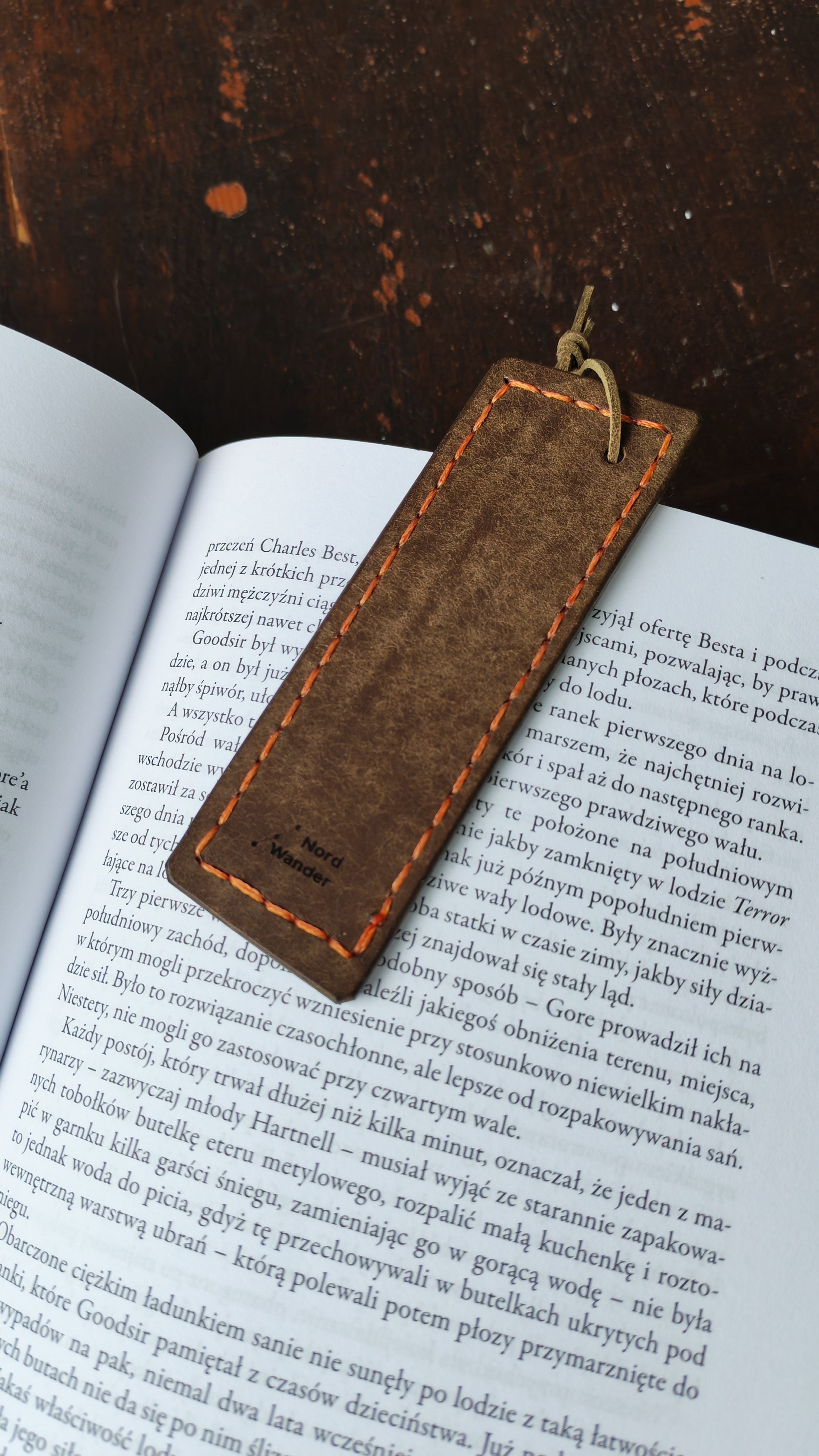 Bookmark – Handmade Nordic Leather Bookmark