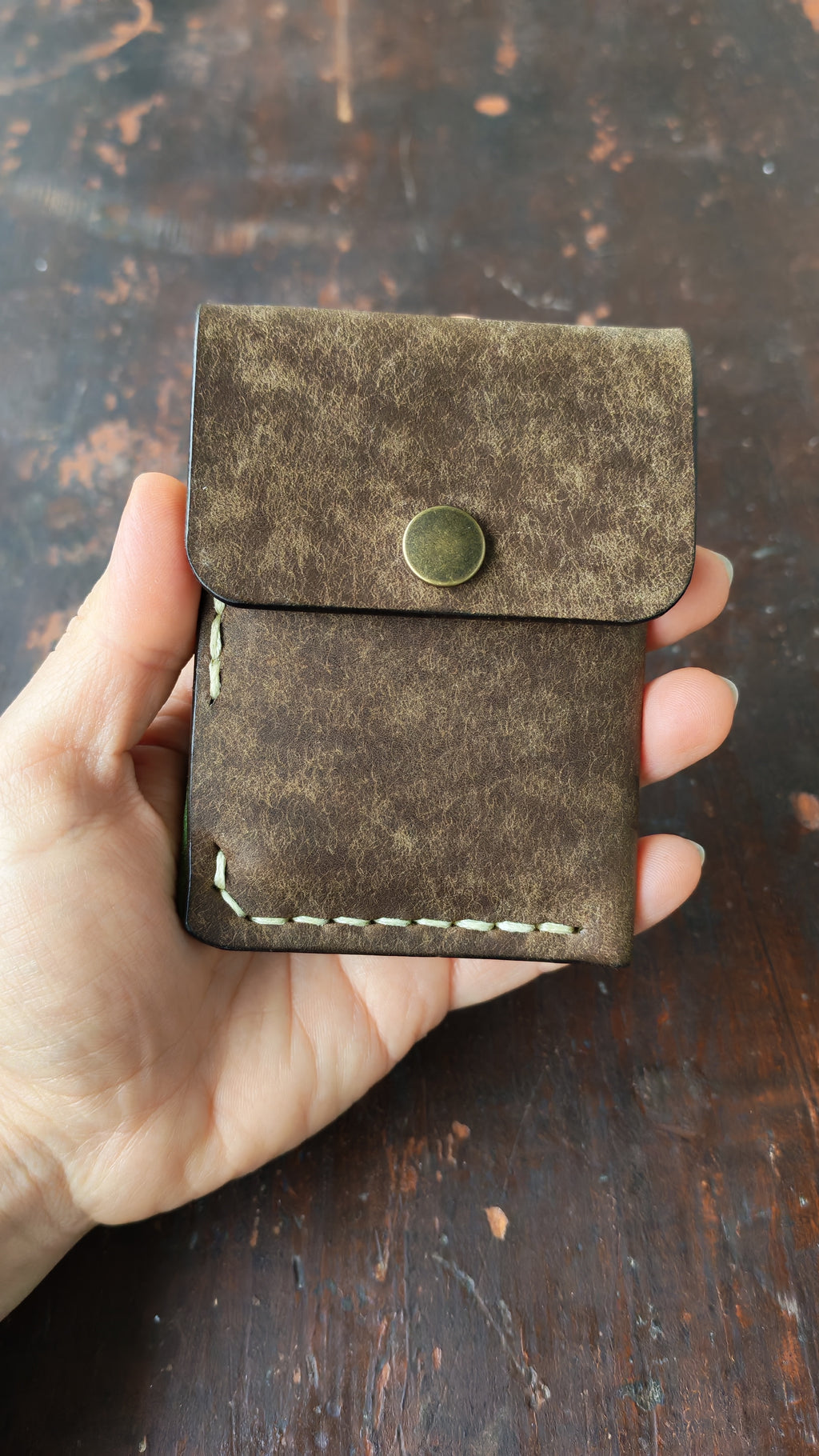 Alnilam – Handmade Full-Grain Leather Card Holder