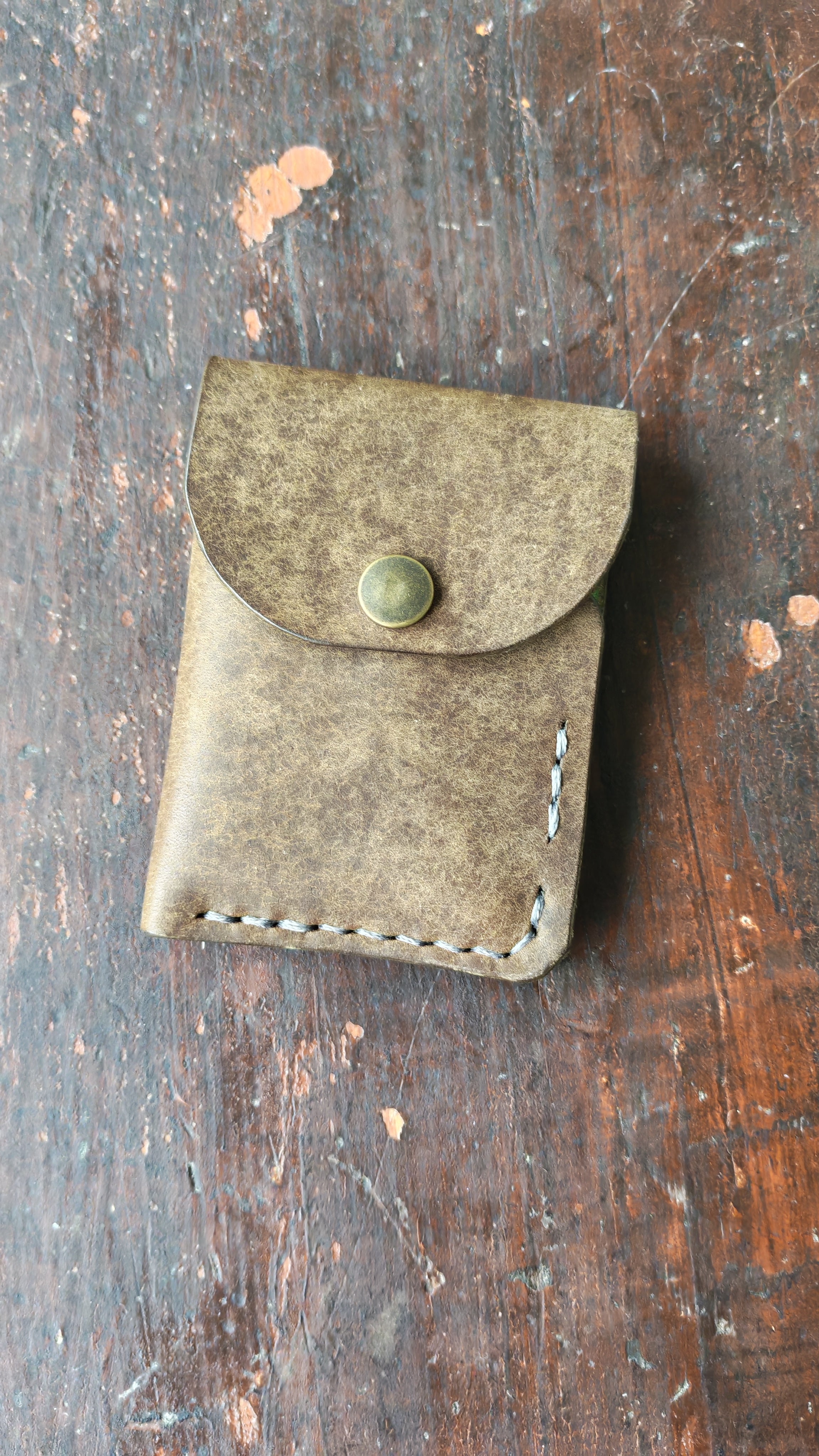 Alnilam – Handmade Full-Grain Leather Card Holder
