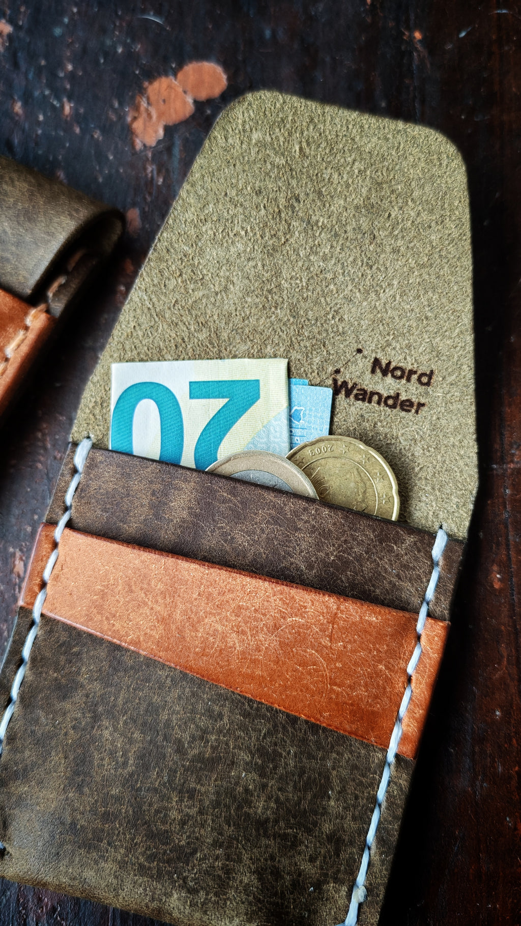 Tabit – Handgefertigtes Leder-Geldetui
