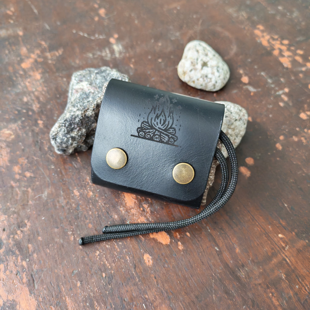 Foldable Leather Belt Pouch