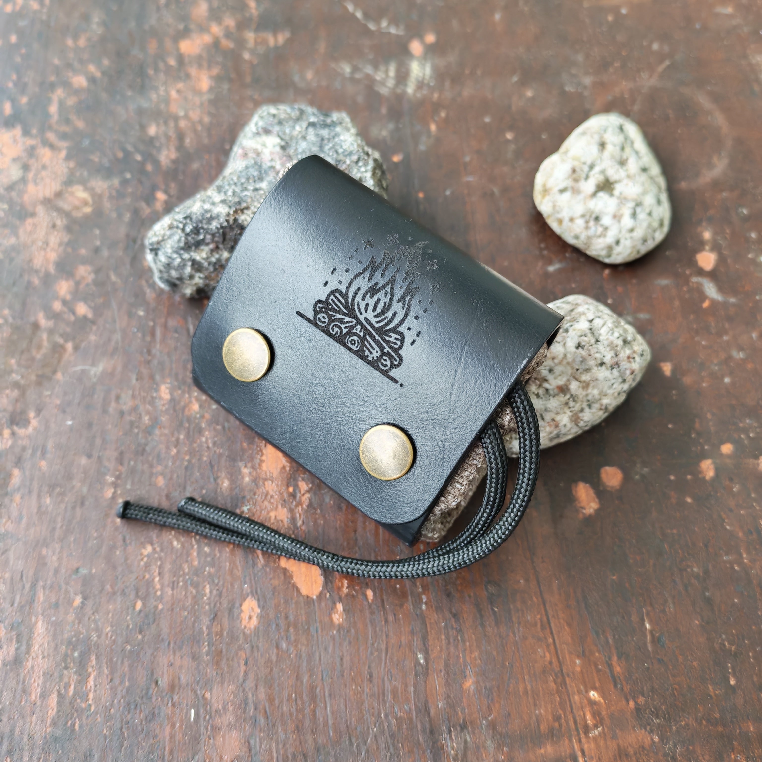 Foldable Leather Belt Pouch