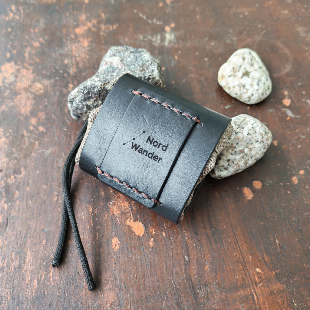 Foldable Leather Belt Pouch