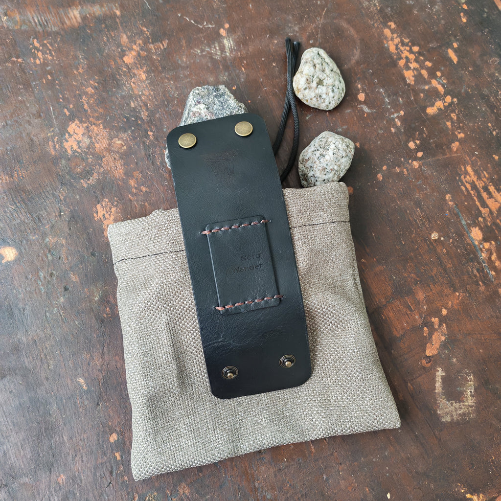 Foldable Leather Belt Pouch