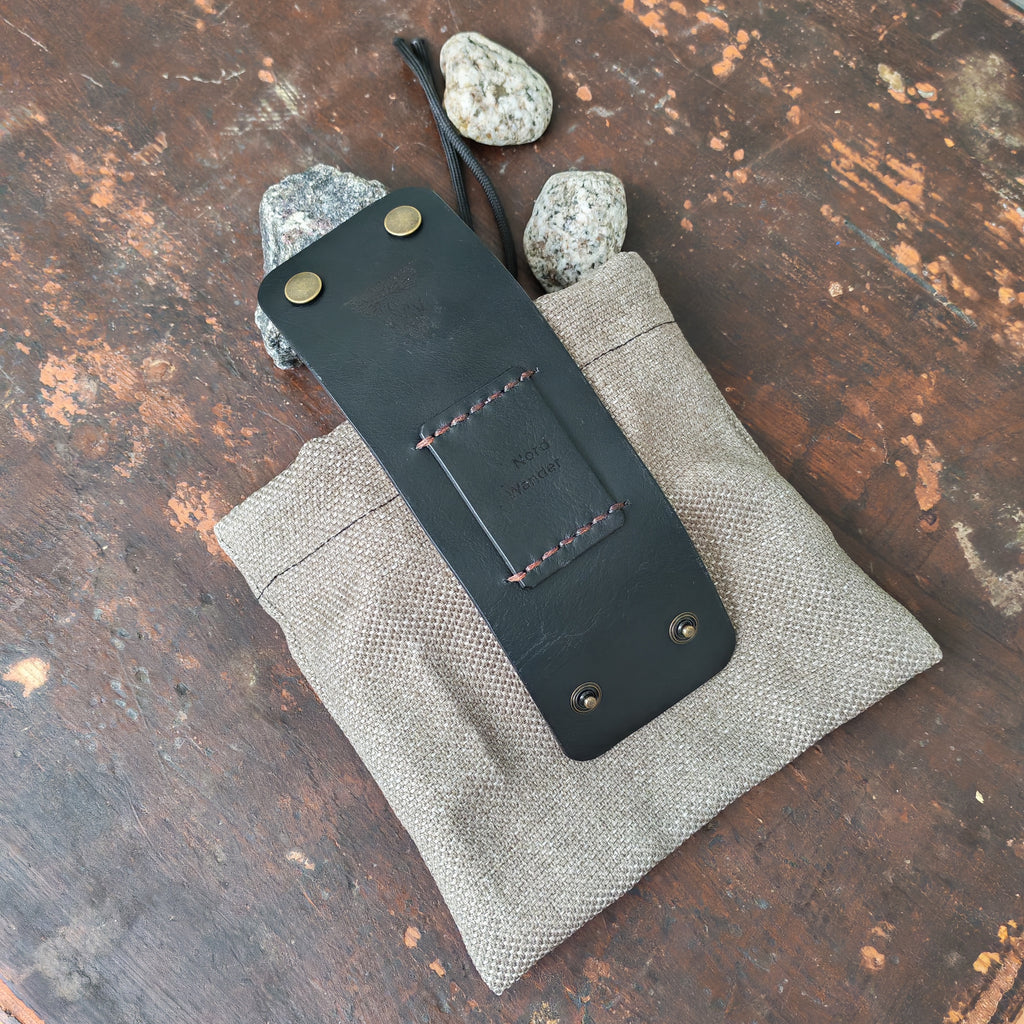 Foldable Leather Belt Pouch