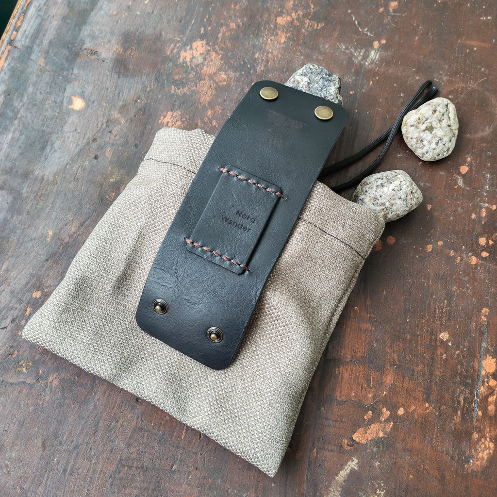 Foldable Leather Belt Pouch