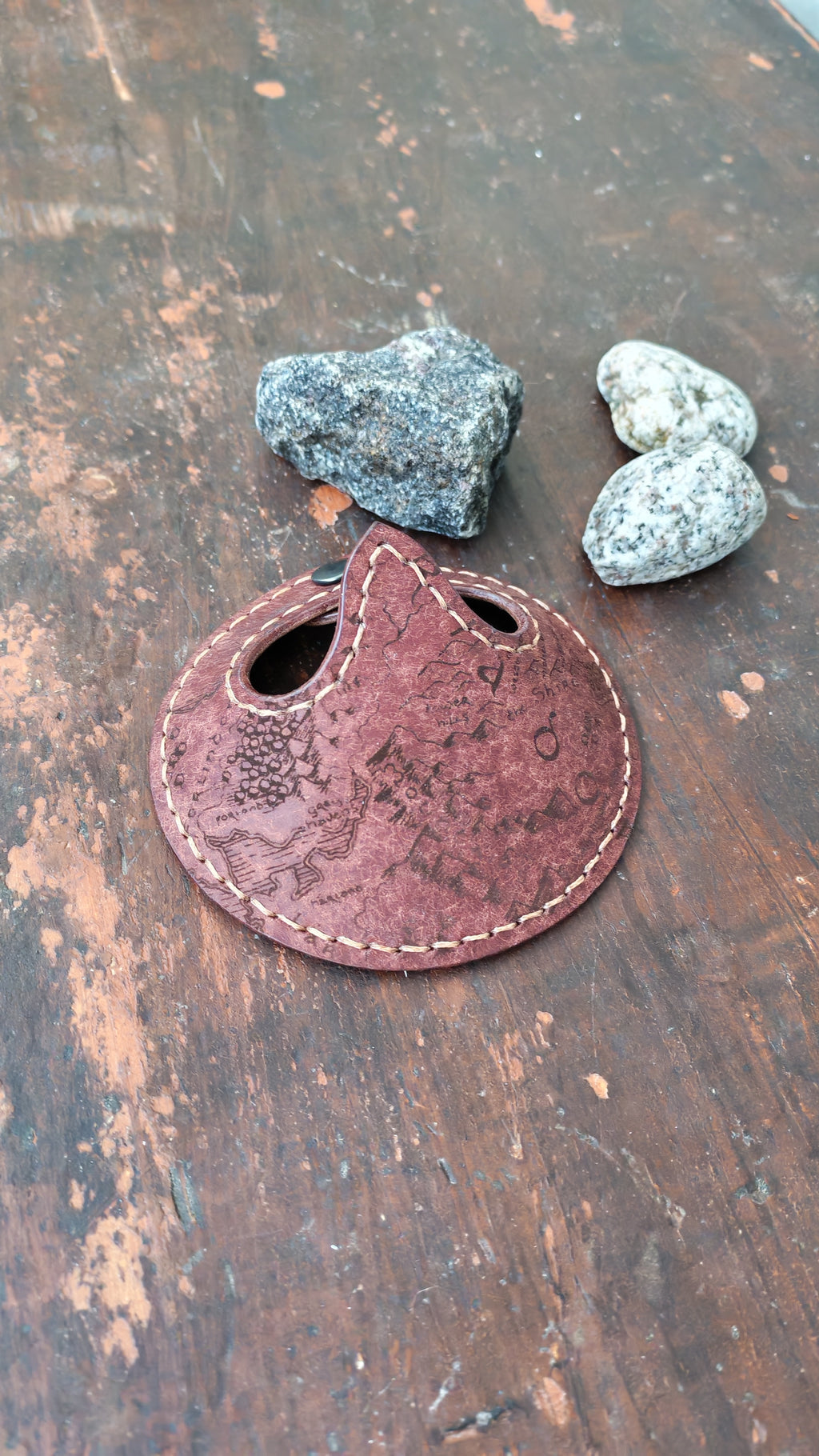 Universal Leather Glasses Holder