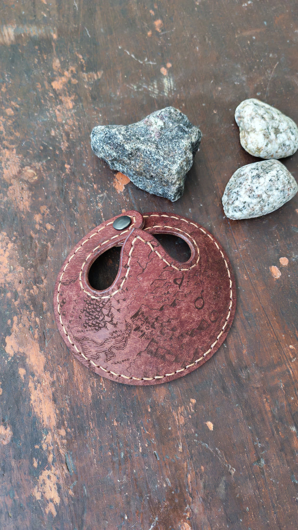 Universal Leather Glasses Holder